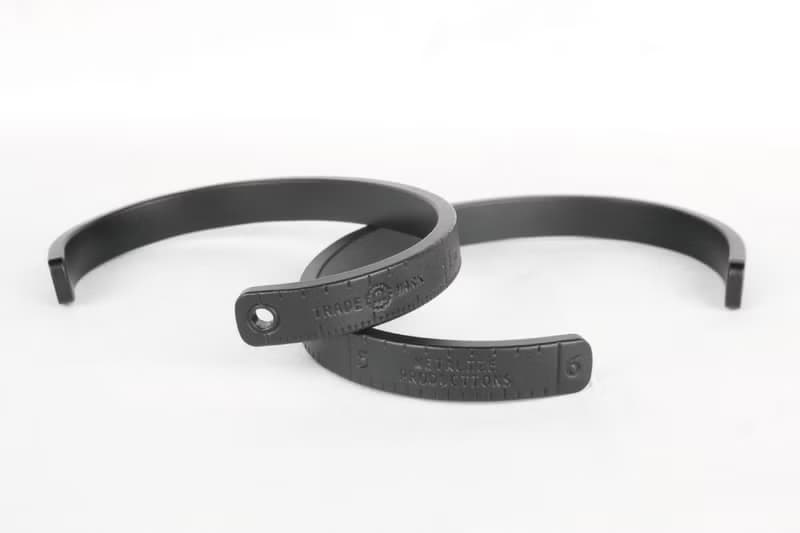 【METALIZE】" Ruler" Bracelet (Black) 銅製直尺手環