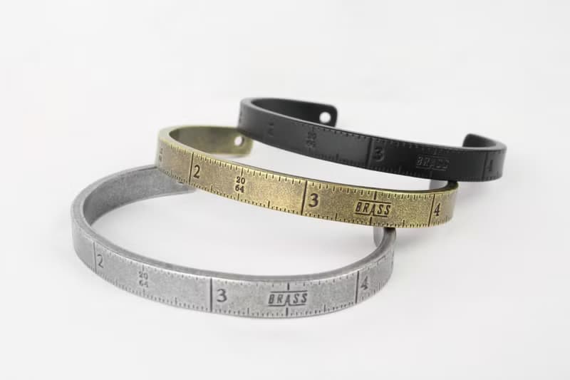 【METALIZE】" Ruler" Bracelet (Black) 銅製直尺手環