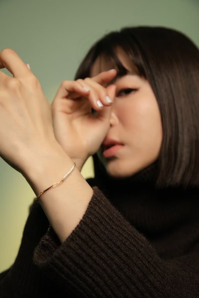 雪境-Pearl人魚眼淚珍珠22K微笑手鍊