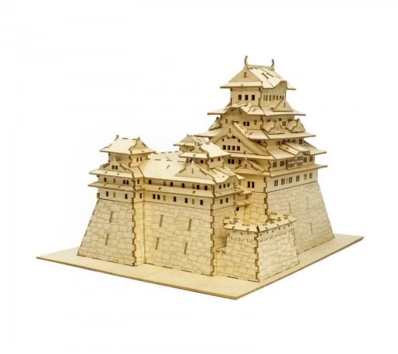 Jigzle 3D立體木拼圖 | 建築物系列 日本姬路城 | 超療癒 手作