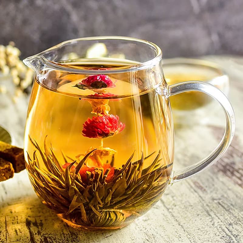 M4 聖誕公益【無藏】綜合開花茶 2入精美木盒禮(每罐10顆裝花型隨