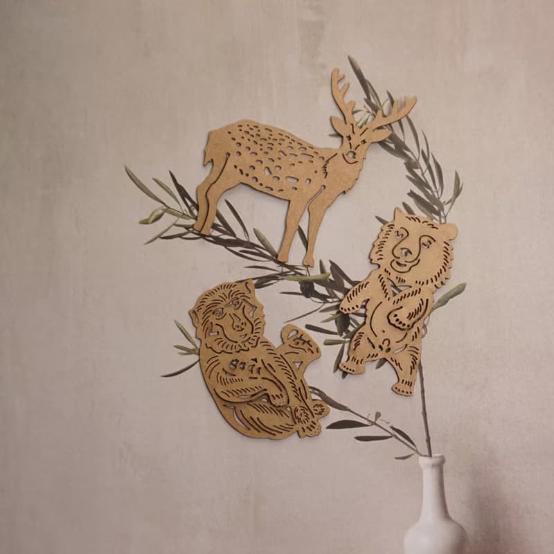 麥麥動物園-哺乳篇3入組 紙雕書籤 | 可愛動物 療癒小物 文具送禮