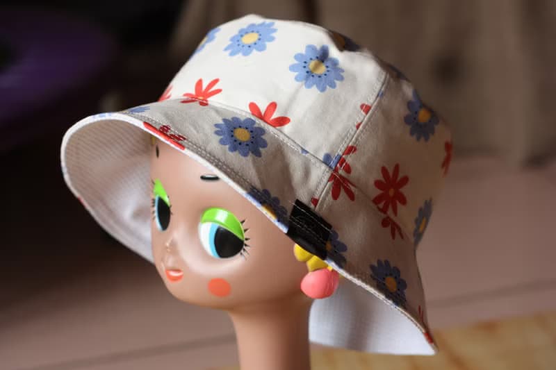 小花朵漁夫帽