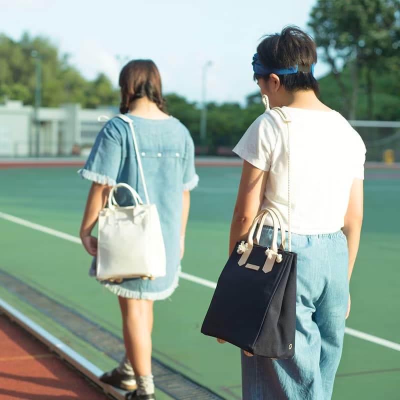 島中坊研 三用帆布背包 (普通/A4尺寸版,全白色版本)