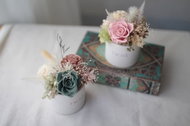 永生花禮 (桌花/薰粉)