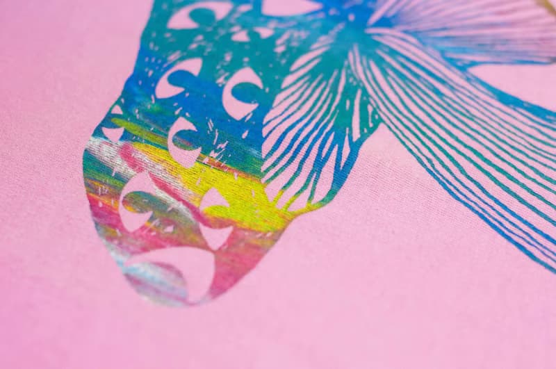 手感森林風棉質長袖上衣 / 尼泊爾香菇 (  粉色 )