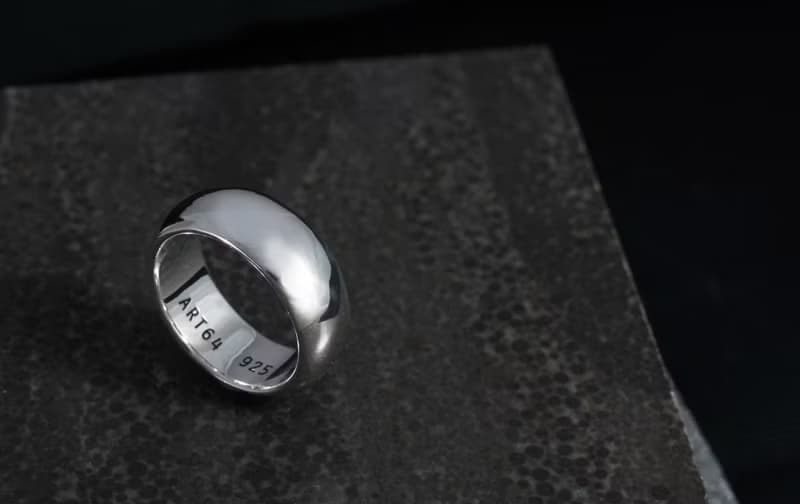 手工厚版素戒 曲面8mm 925純銀戒指 男生戒指