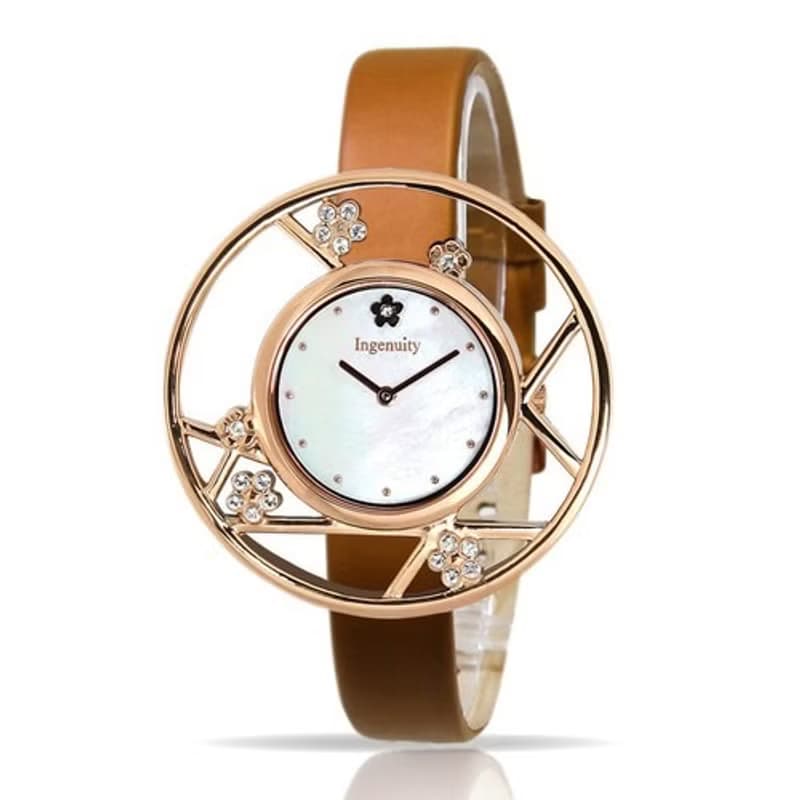 獨特禮物 限量版 玫瑰金手錶 也可當項鍊