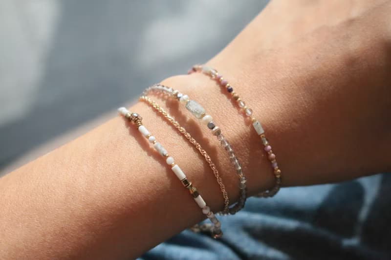 手環 光譜石 金髮晶 天然石 - 好事近了 -