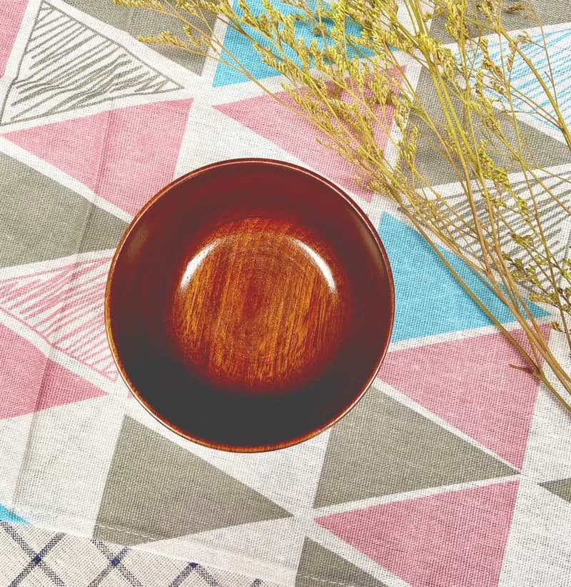 原木木作湯碗 - 天然生漆款