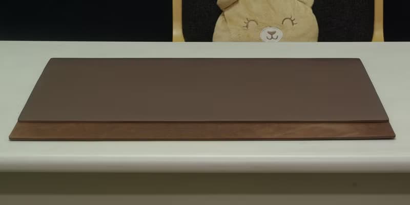 皮革牛皮皮製真皮皮墊寫字墊皮寫字墊 -32公分*24公分