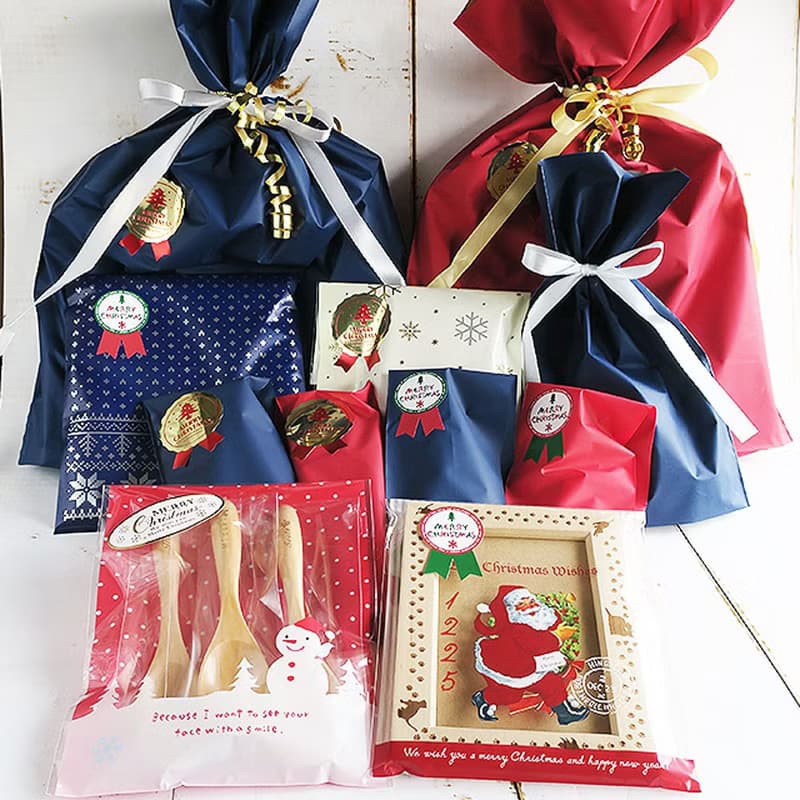 肉球足跡 角型コースター 猫ちゃんシルエット付　Gift wrapping Christmas Gift