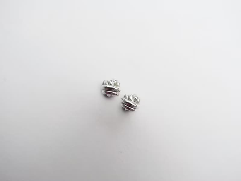 小結球 | 純銀耳環 可改夾式 女款 簡約 情人禮物