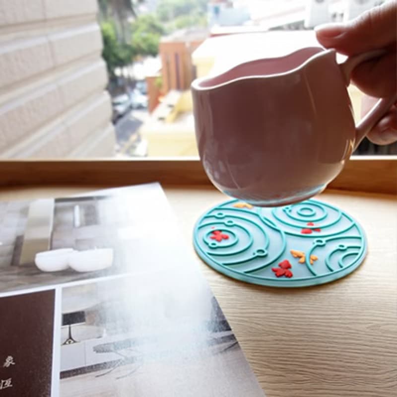 Kalo 卡樂創意 小金魚杯墊 金魚 隔熱墊 聖誕禮物