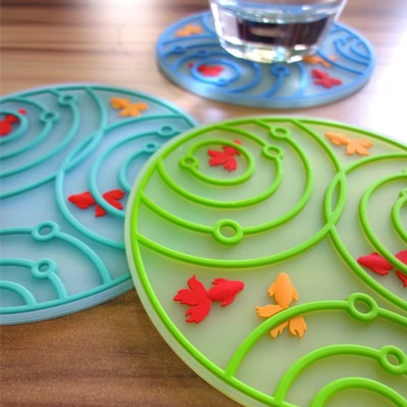 Kalo 卡樂創意 小金魚杯墊 金魚 隔熱墊 聖誕禮物