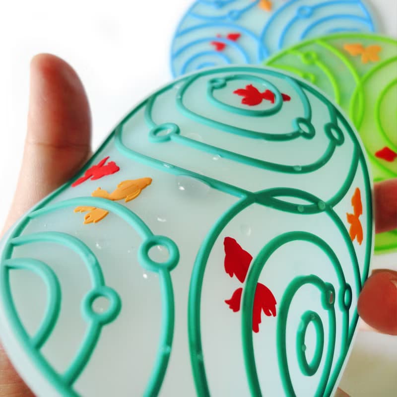 Kalo 卡樂創意 小金魚杯墊 金魚 隔熱墊 聖誕禮物