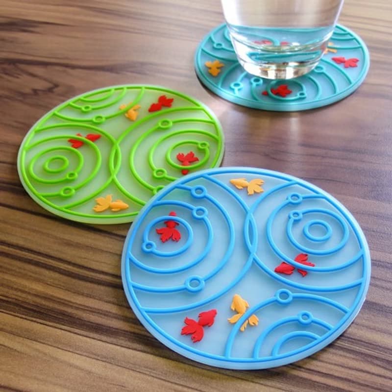 Kalo 卡樂創意 小金魚杯墊 金魚 隔熱墊 聖誕禮物