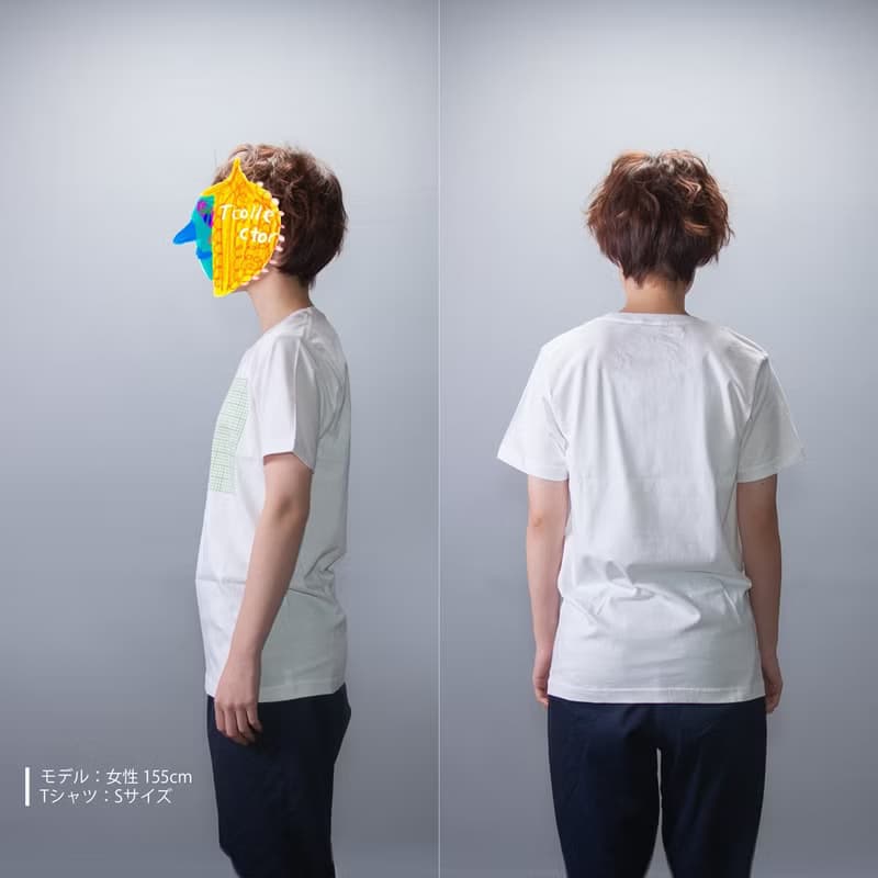 方眼紙おもしろTシャツ　ユニセックスXS〜XLサイズ　Tcollector