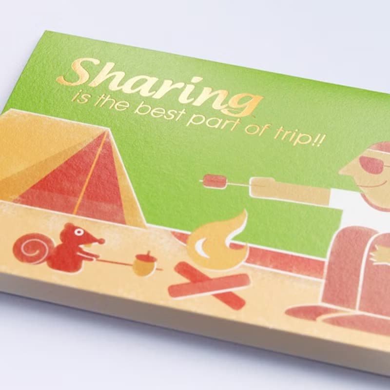 【生日/情人/聖誕/祝福卡片】萬用卡 / Sharing is the best of trip