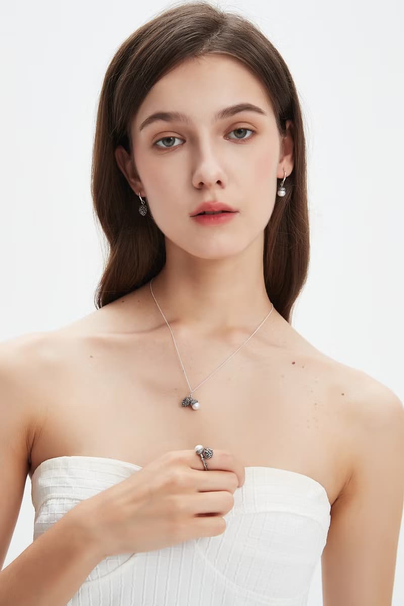 生命的愛 松果 橡實 純銀項鍊