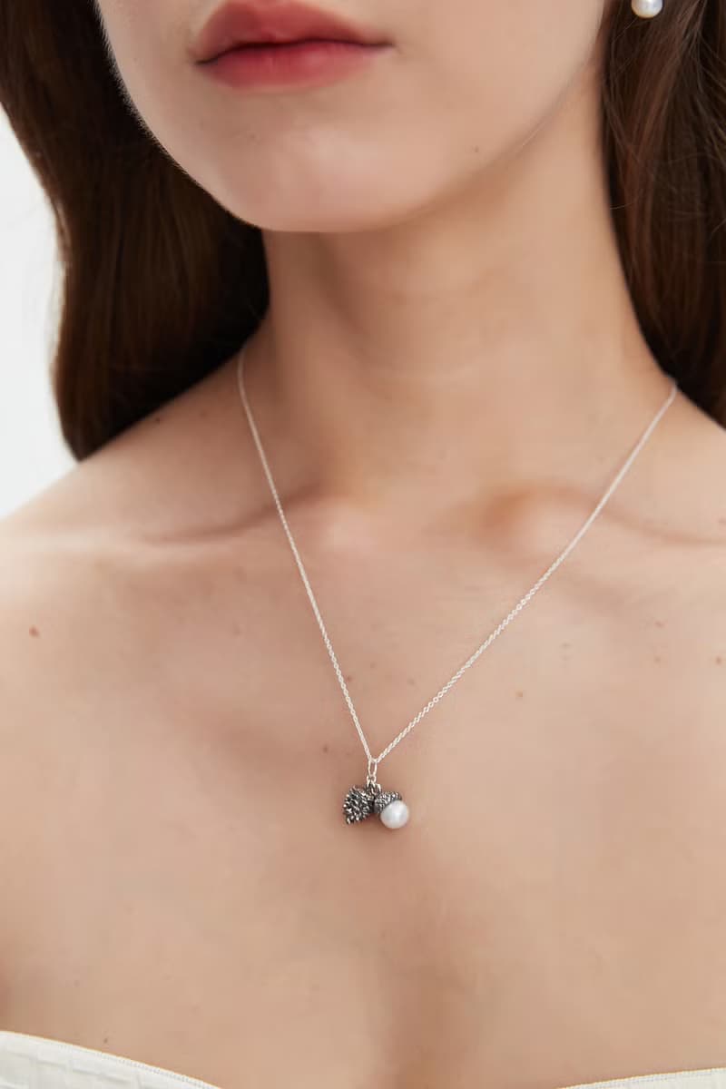 生命的愛 松果 橡實 純銀項鍊