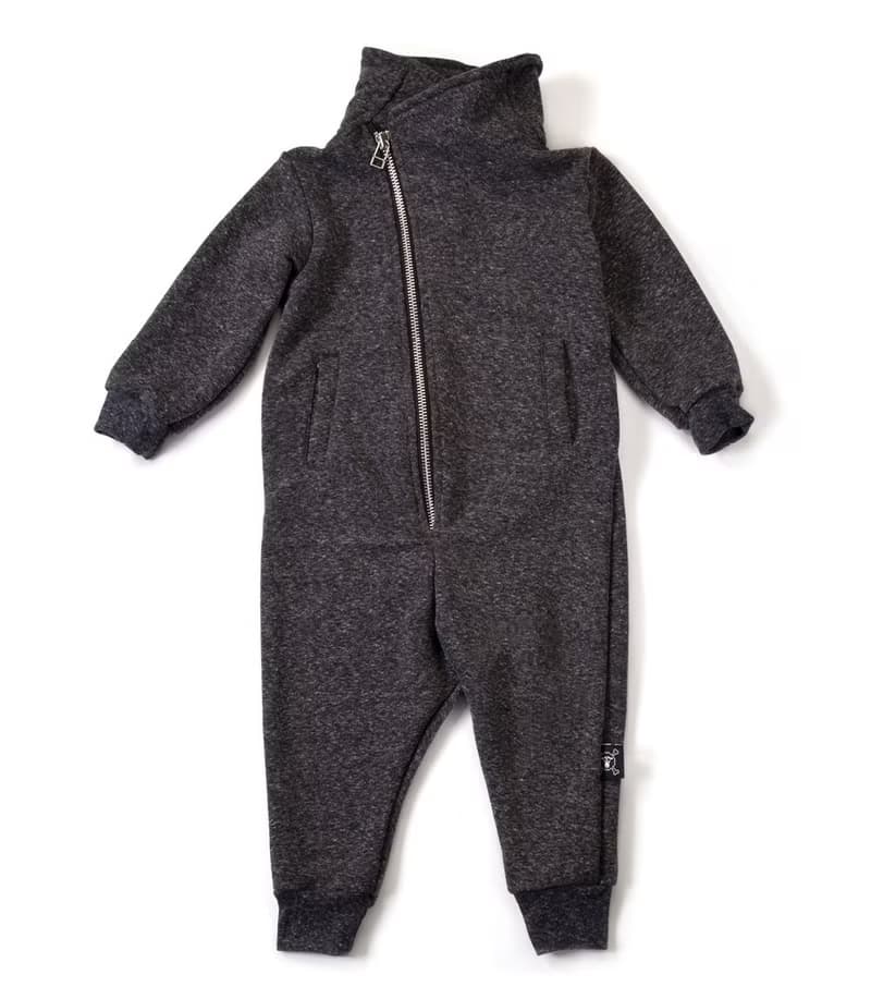 2015秋冬潮牌NUNUNU 高領連身衣褲/ french terry biker overall