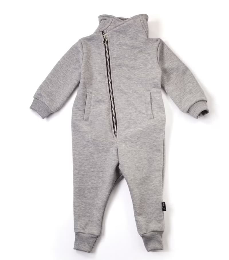 2015秋冬潮牌NUNUNU 高領連身衣褲/ french terry biker overall