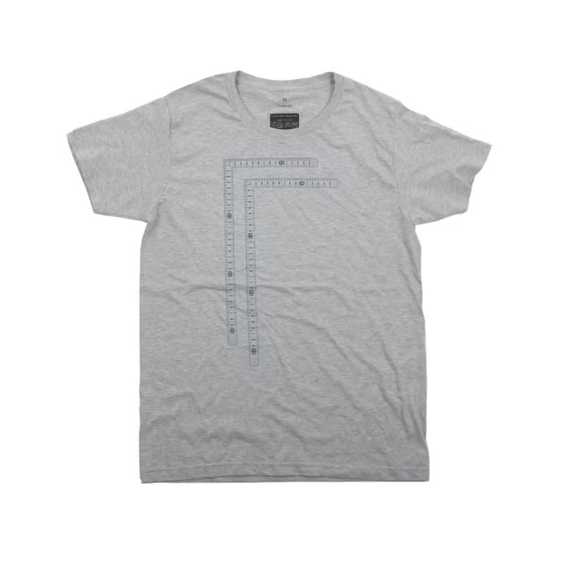 Right Angle Ruler Funny T-shirt Unisex S ~ XXL size, Ladies S ~ L size Tcollector