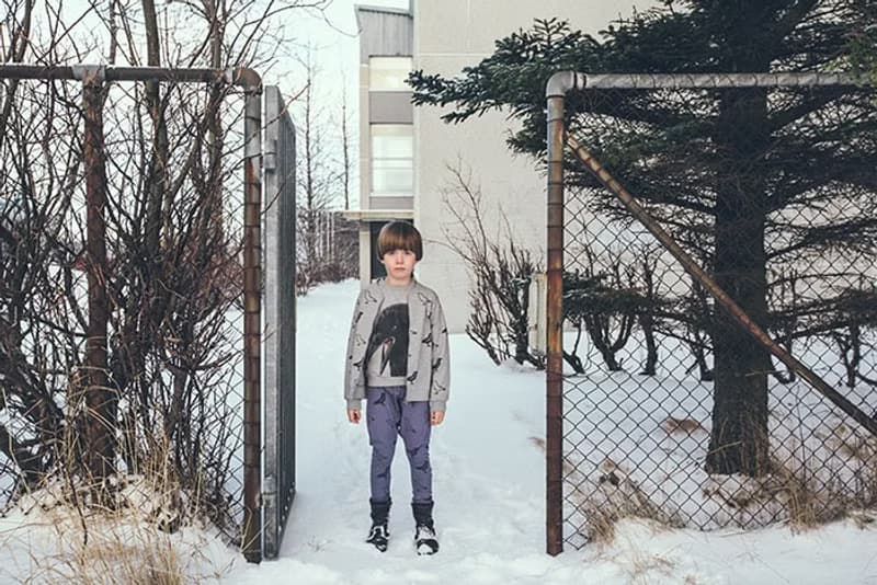 【北歐童裝】冰島有機棉兒童內鋪棉外套1歲至8歲 淺灰色 ja3