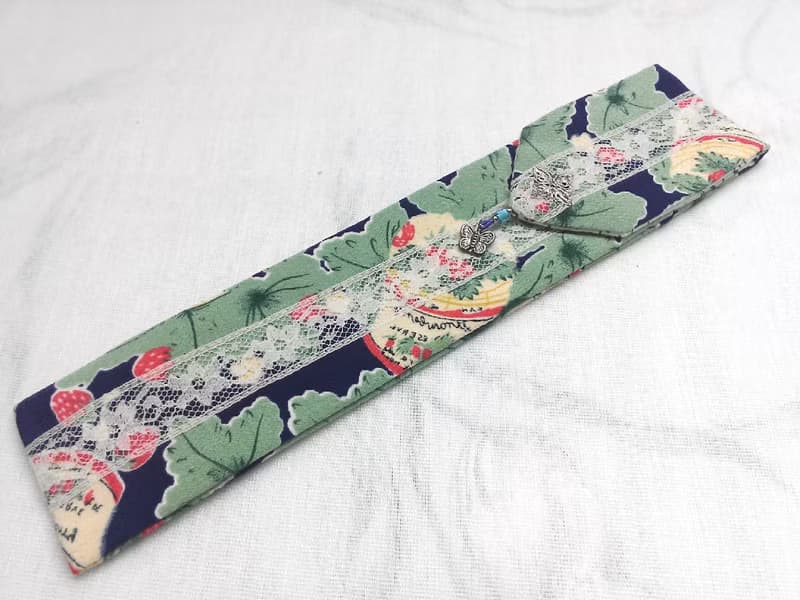 餐具組隨身收納袋 筷套~獨特設計手工縫製F03-03