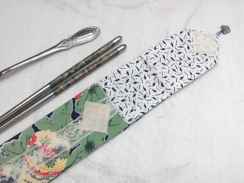 餐具組隨身收納袋 筷套~獨特設計手工縫製F03-03