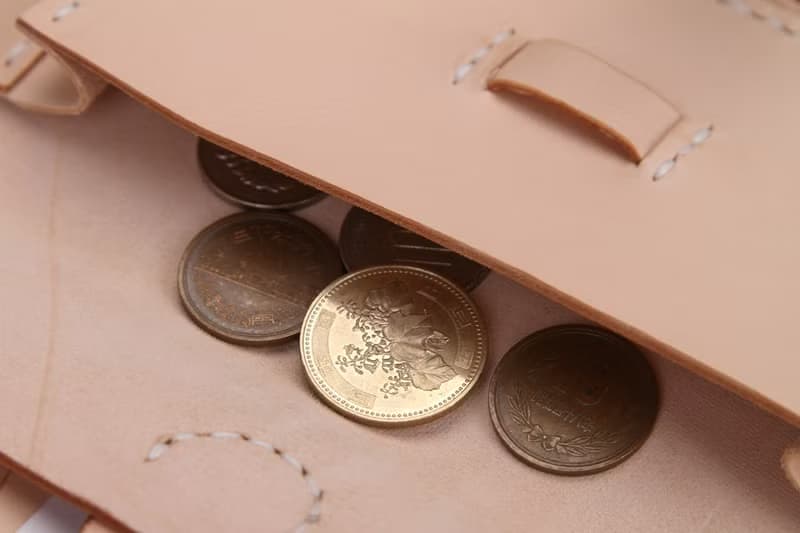 【切線派】意大利植鞣革純手工真皮女士錢包長夾001款原色