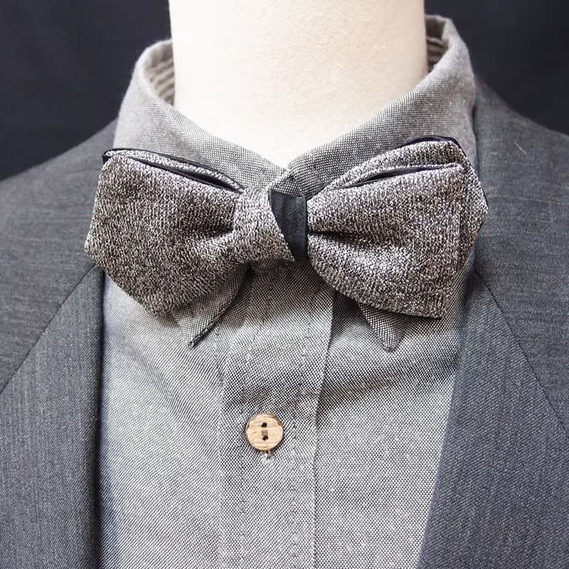 黑銀領結 Bowtie 雙面可用