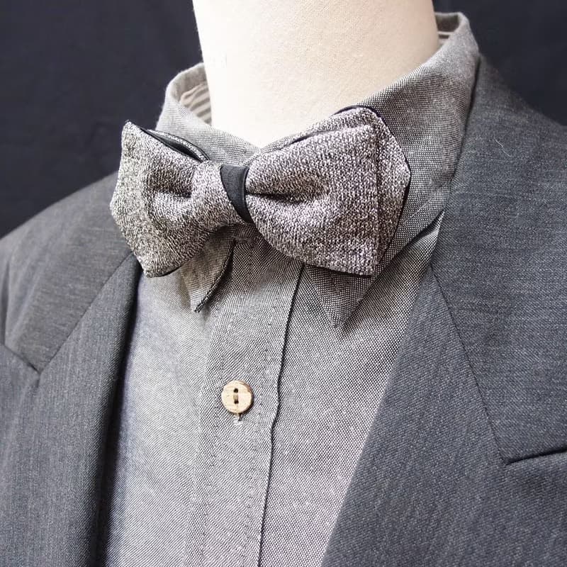 黑銀領結 Bowtie 雙面可用