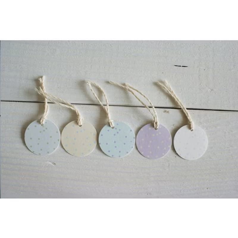 手繪風禮物吊卡-圓型-D