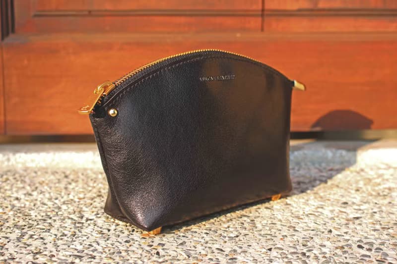 【化妝包 萬用包 Beauty Bag】山羊皮/袋鼠皮 包腳站立 大開口