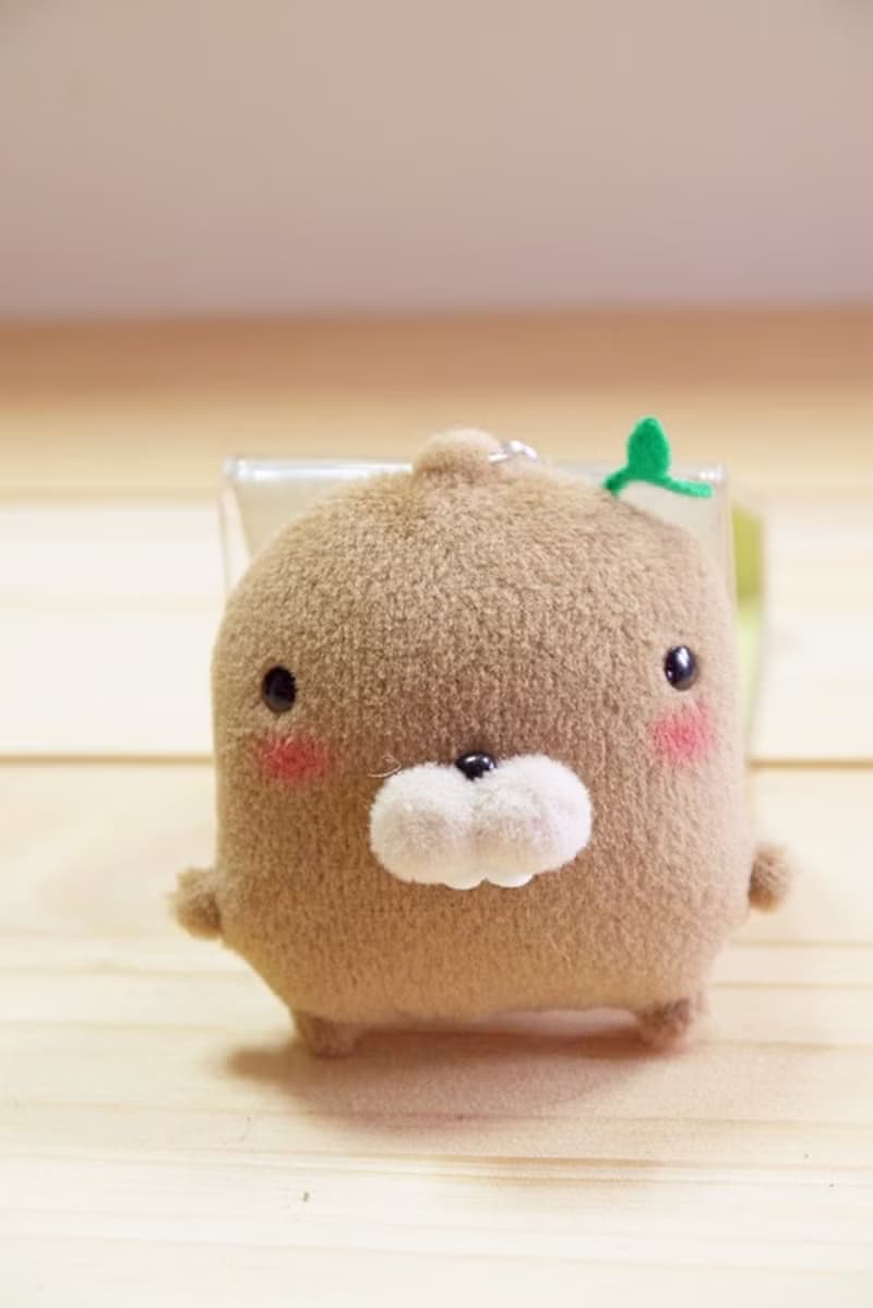 Bucute 擦拭手機螢幕┃ 馬林鼠手機吊飾┃附耳機塞┃禮物