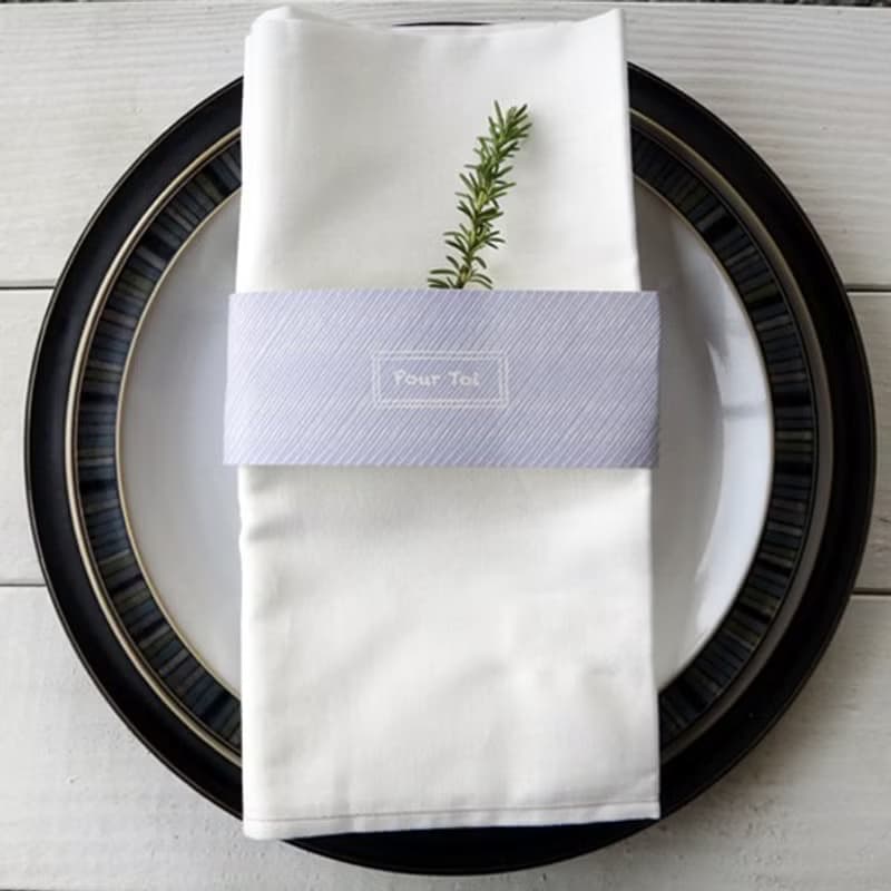 禮品裝飾帶-斜線藍-大