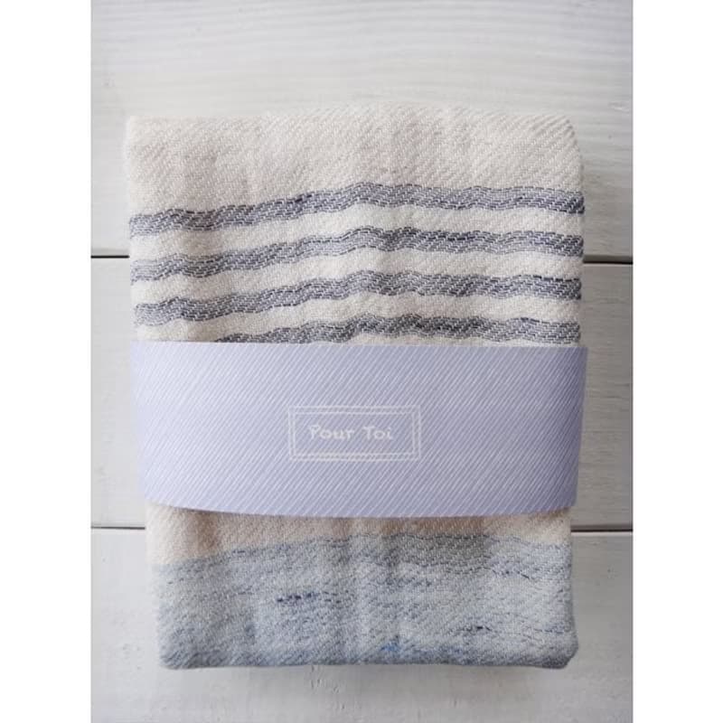 禮品裝飾帶-斜線藍-大