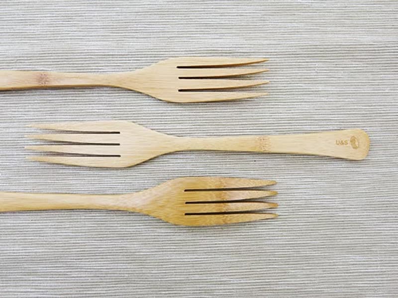 好。叉子 竹製餐具