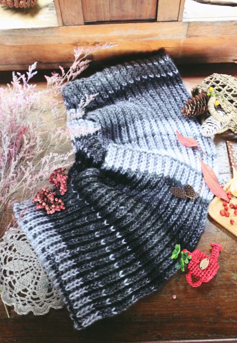 Handmade手作-手工毛線脖圍/圍脖