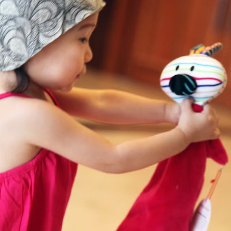 北歐童裝瑞典有機棉嬰兒幼兒安撫玩具口水巾玩偶