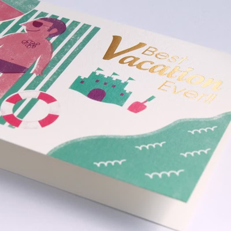 【生日/情人/聖誕/祝福卡片】萬用卡 / Best Vacation Ever
