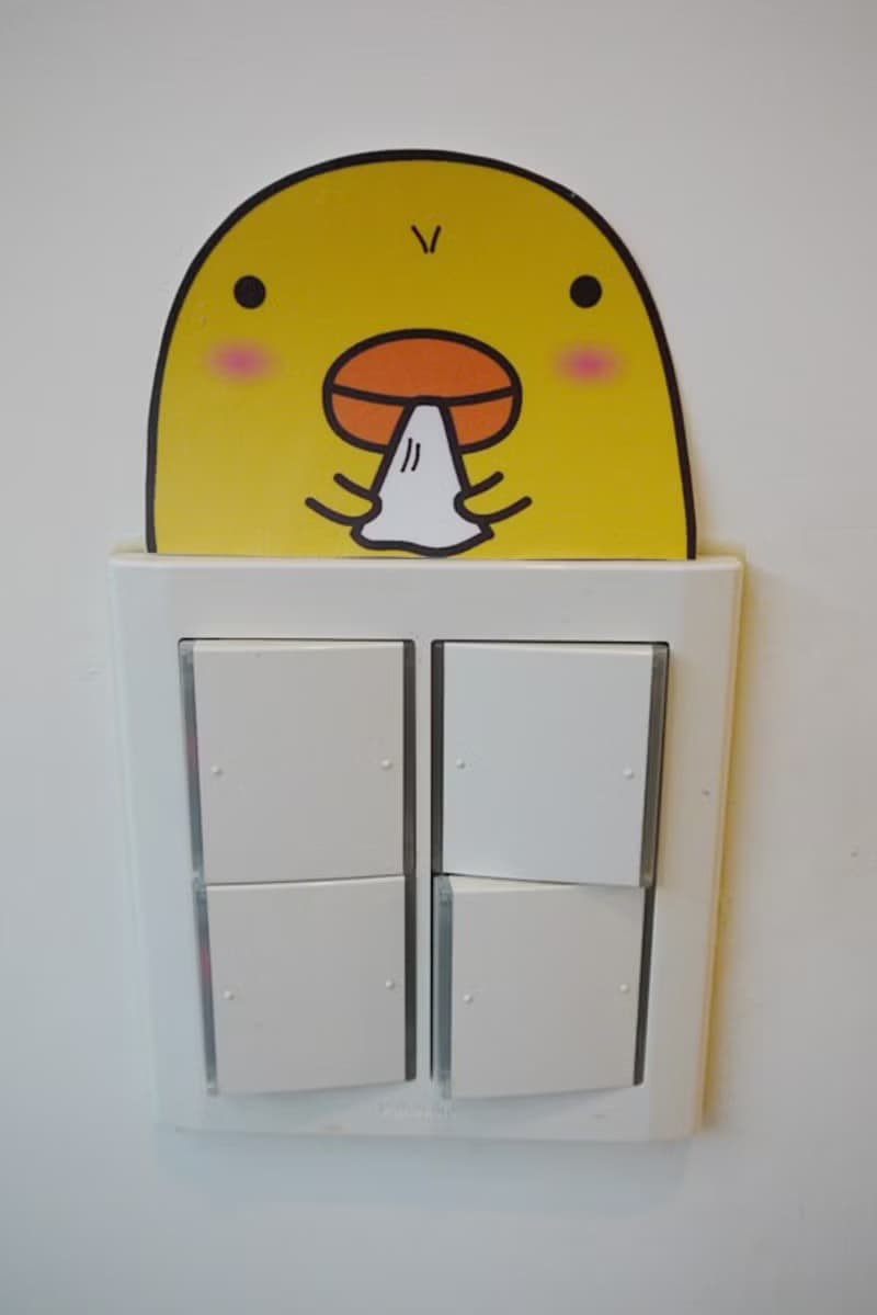 Bucute貼紙不只是貼紙/行李箱防水PVC貼紙/開關貼紙/單張