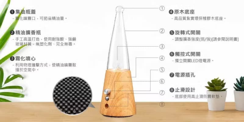 【贈精油】花容擴香儀 |無水擴香 |畢業禮物