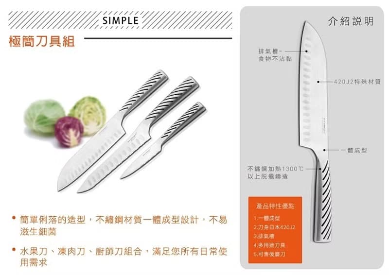 OSICHEF 極簡生活刀具組