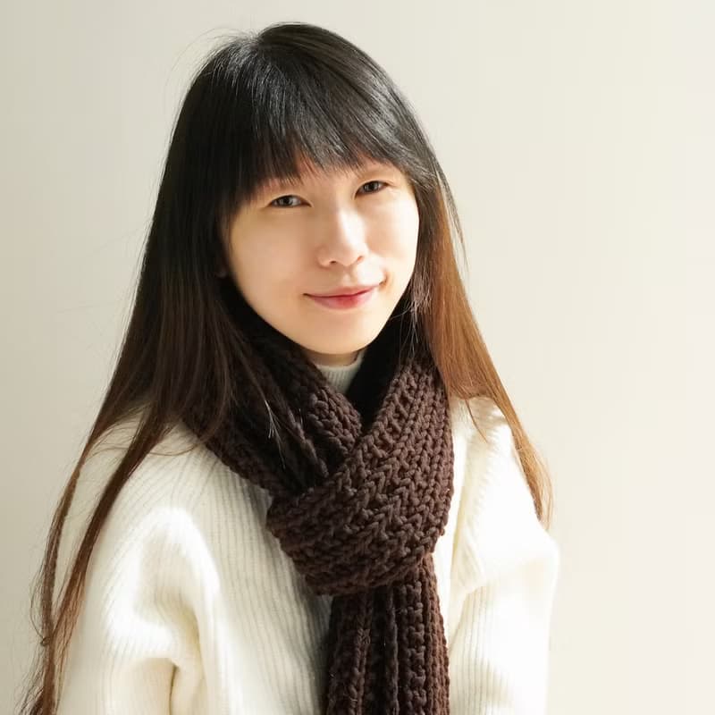 【影片教學】毛線編織 很保暖手織圍巾 在家輕鬆打毛線
