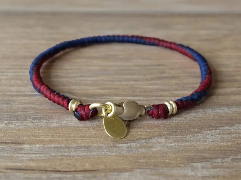 | OMBRE | 訂製 x 黃銅 x 蠟線 x 手環 x 手鍊 x 好做作