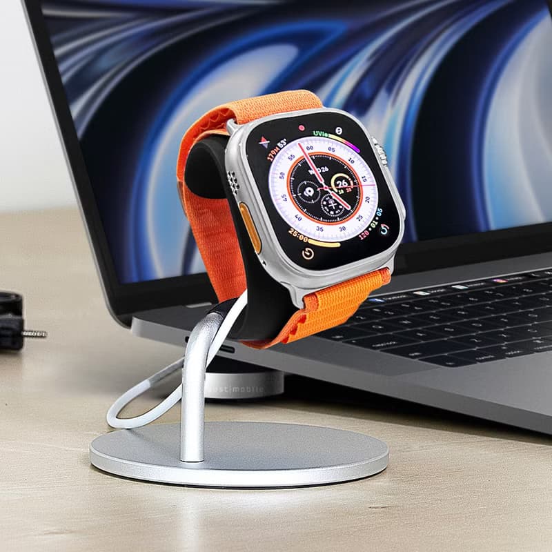 LoungeDock 可調角度 Apple Watch 鋁合金充電座/支架