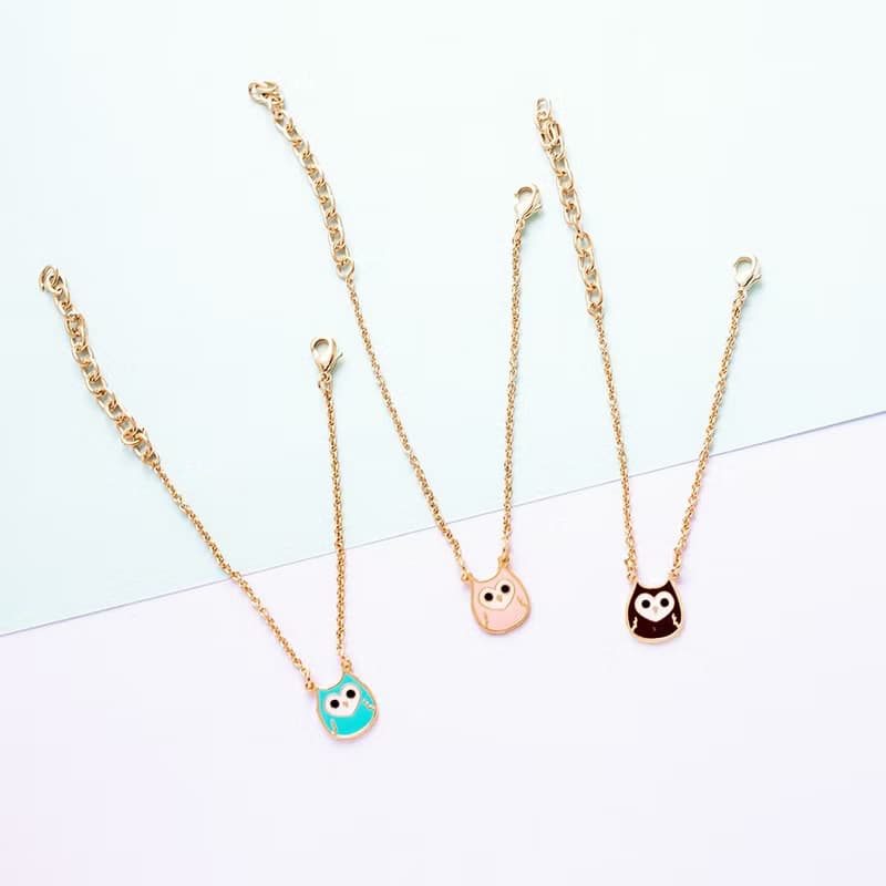 愛心臉 貓頭鷹 手鍊 項鍊 鳥兒設計 紙盒包裝